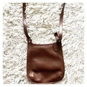 Classic Coach over body bag. Crossbody purse.